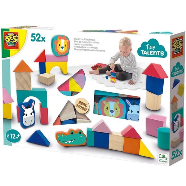 SES Creative Træklodser Og Dyreansigter