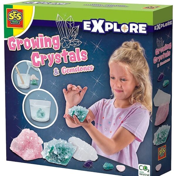 SES Creative Vækstkrystaller & Smykkesten - DIY - Explore