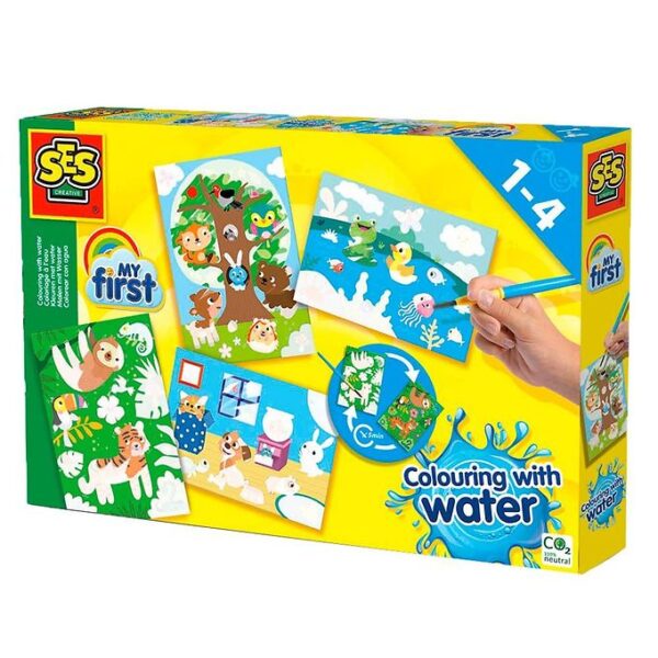 SES Creative Vandfarver - My First - Skjulte Dyr