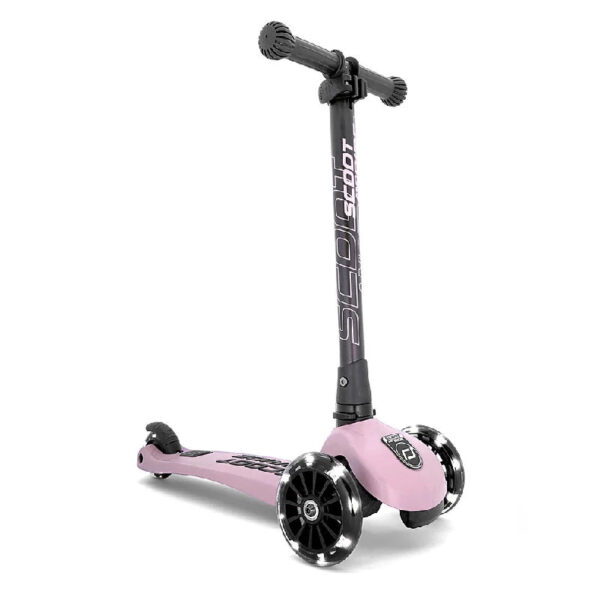 Scoot And Ride Highway Kick 3 Led - Rose