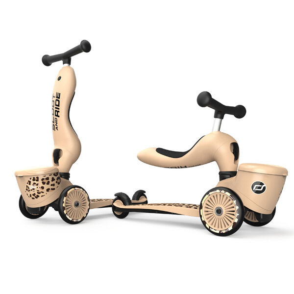 Scoot & Ride | 2-i-1 Highwaykick 1 Lifestyle - Leopard
