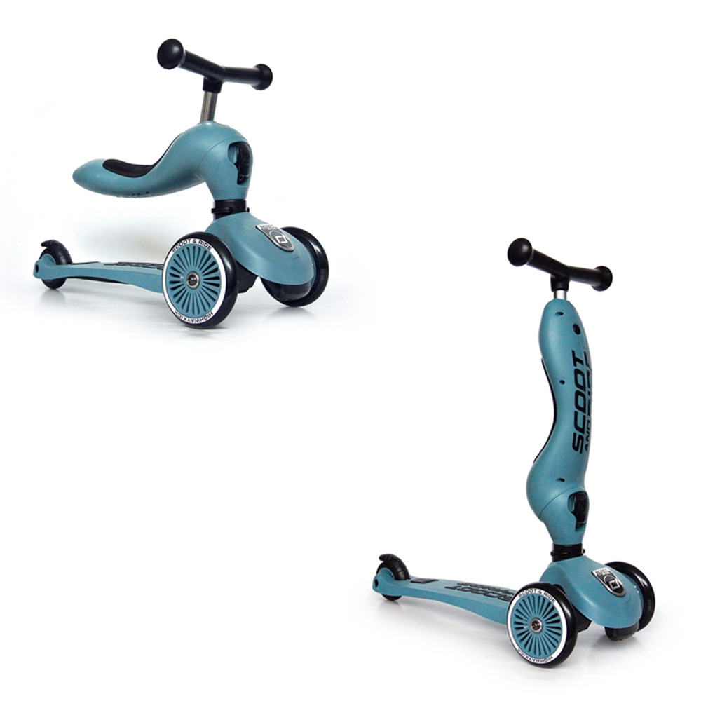 Scoot & Ride | Løbehjul/Løbecykel - Highwaykick 1, Steele