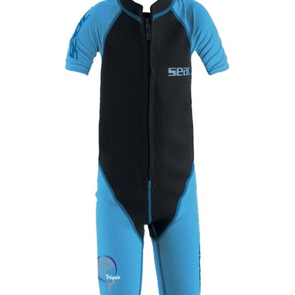 Seac Badeheldragt - Dolphin Shorty Boy 1,5 mm - Neopren - Sort/B