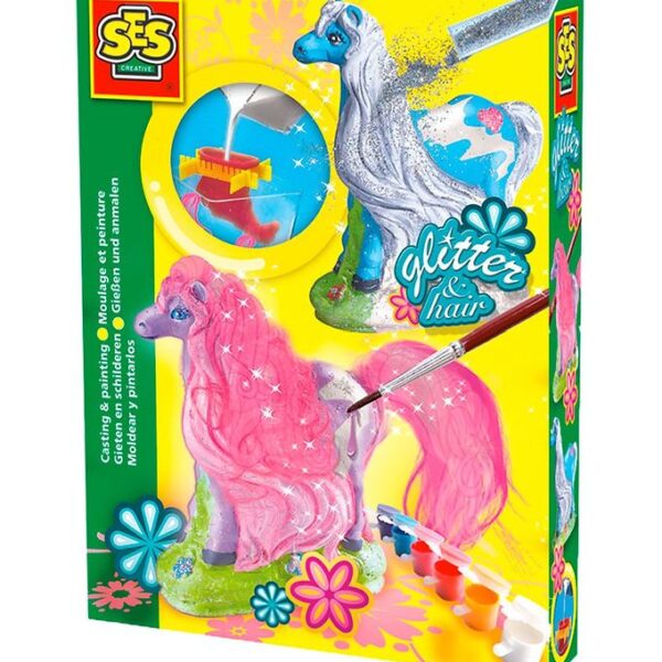 Ses Creative Støbe og Malesæt - Hest m. Manke