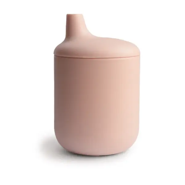 Silicone Sippy Cup Blush Silicone Sippy Cup Blush