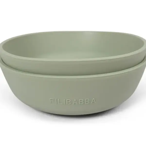 Silikone skål 2-pak - Green