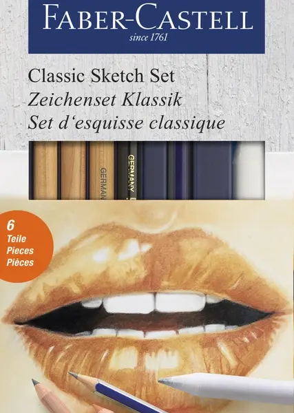 Sketch set gold Faber classic