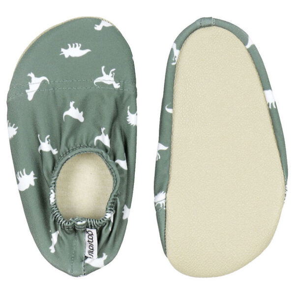 Slipstop Badesokker - UV50+ - Junior - Dino Grøn