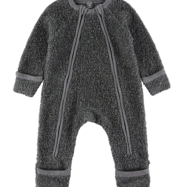 Smallstuff - Køredragt m. Lynlås - Grey Melange