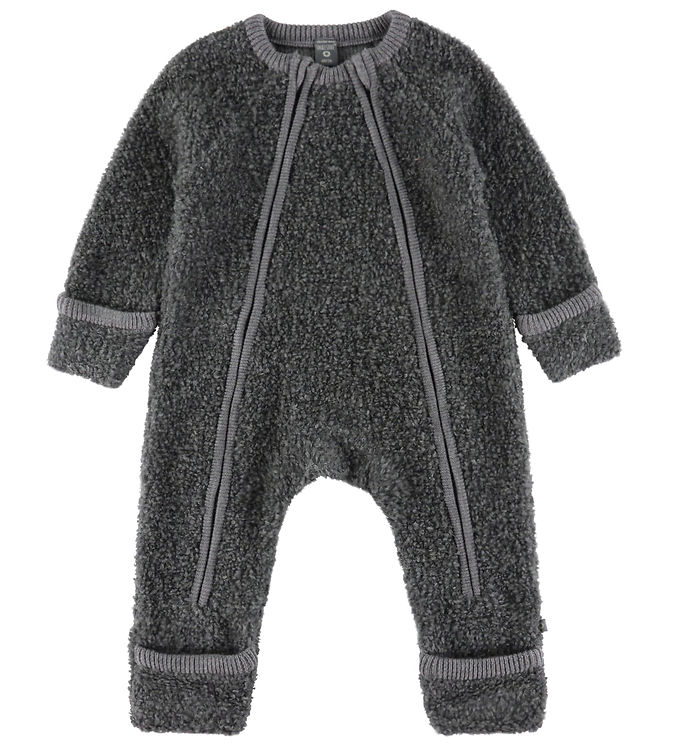 Smallstuff - Køredragt m. Lynlås - Grey Melange