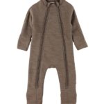 Smallstuff Køredragt m. Lynlåse - Uld - Nature