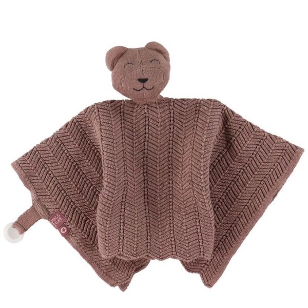 Smallstuff Nusseklud - 35x35 cm - Dark Rose Teddy Smallstuff Nusseklud - 35x35 cm - Dark Rose Teddy