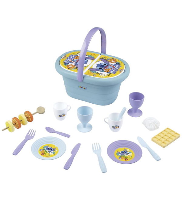 Smoby Picnickurv - 19 Dele - Stitch