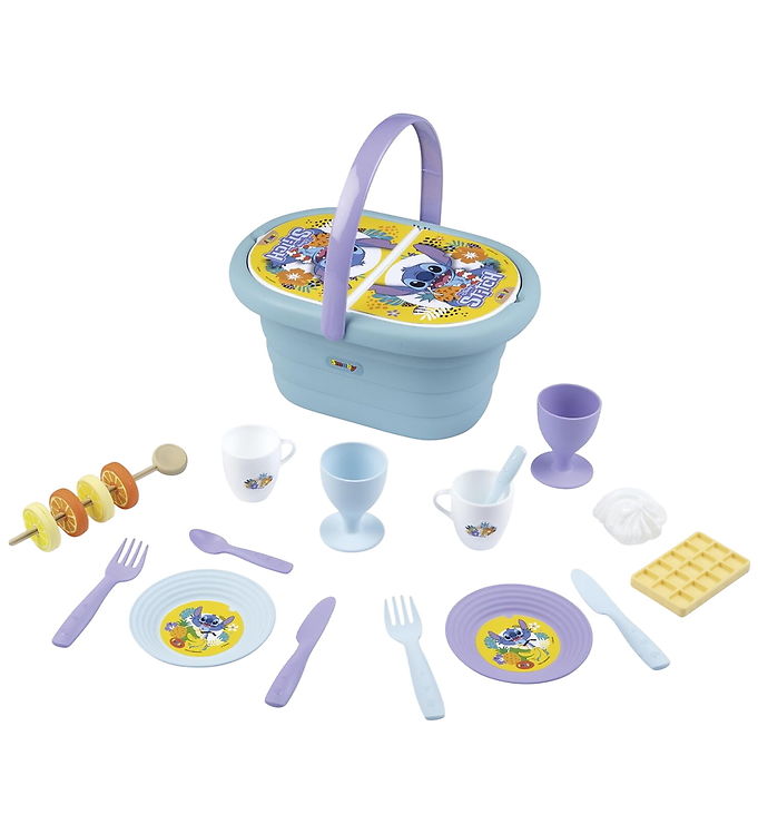 Smoby Picnickurv - 19 Dele - Stitch