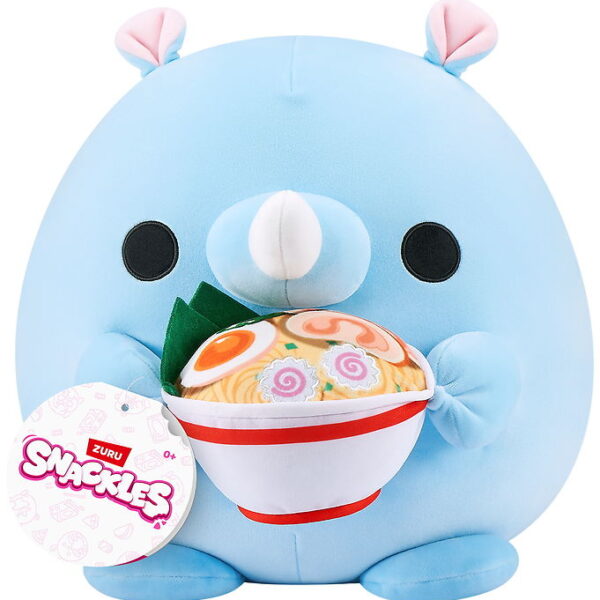 Snackles Bamse - 20 cm - Næsehornet Humphrey m. Ramen