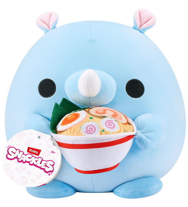 Snackles Bamse - 20 cm - Næsehornet Humphrey m. Ramen