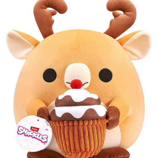 Snackles Bamse - 35 cm - Elgen Jaime m. Chokolademousse