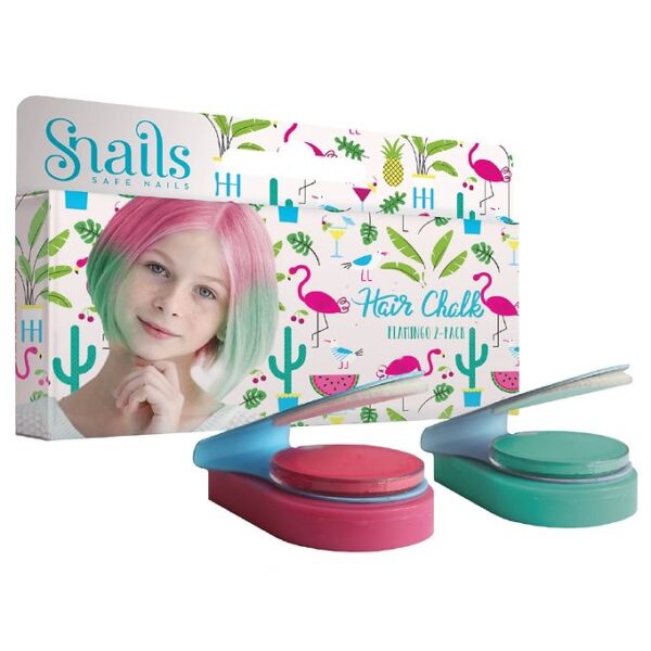 Snails Hårkridt - 2-pak - Flamingo