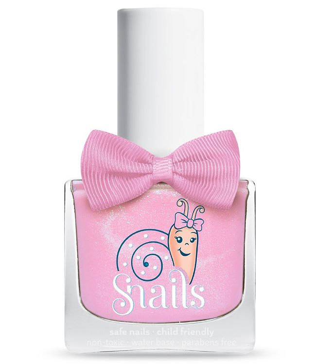 Snails Neglelak - Candy Floss - Lyserød m. Glimmer