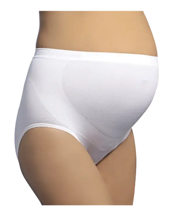 Sømløs Graviditetstrusse - Hvid - Small