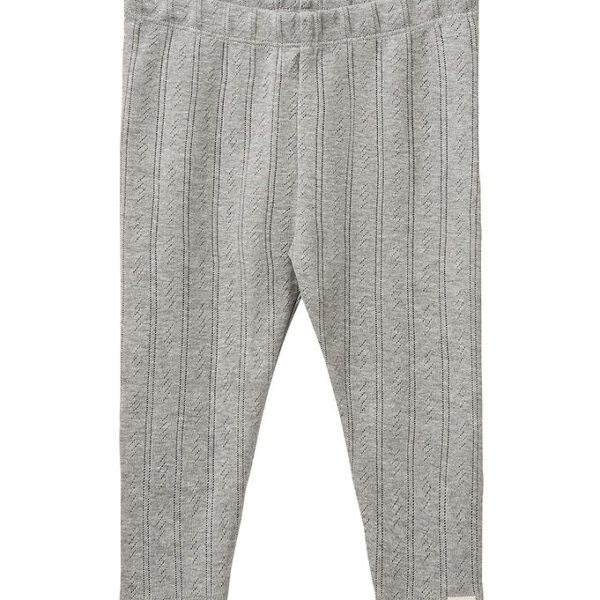 Sofie Schnoor Leggings - Nalinesb - Gråmeleret m. hulmønster
