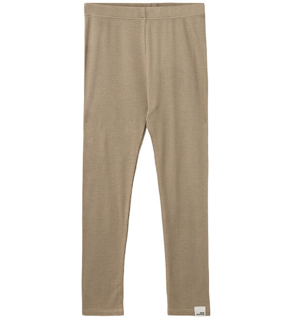 Sofie Schnoor Leggings - Rib - Nalinesb - Dark Sand