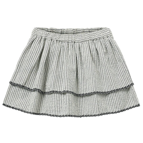 Sofie Schnoor Nederdel - Black Thin Stripe