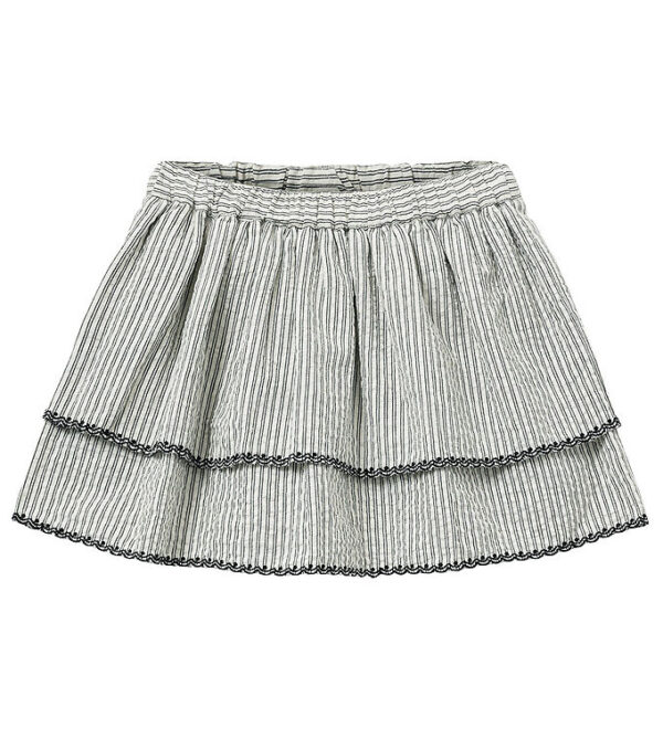 Sofie Schnoor Nederdel - Black Thin Stripe Sofie Schnoor Nederdel - Black Thin Stripe