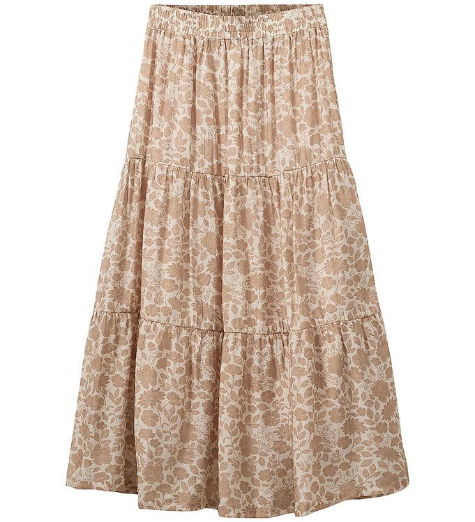 Sofie Schnoor Nederdel - Flower Soft Brown Sofie Schnoor Nederdel - Flower Soft Brown