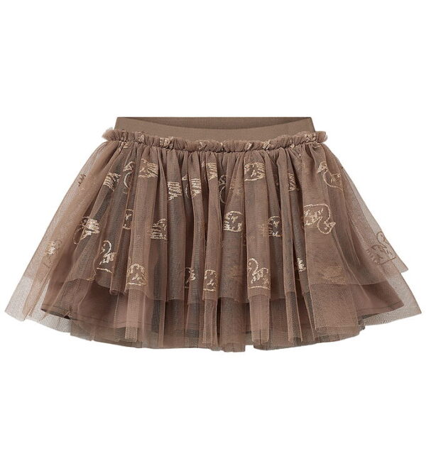 Sofie Schnoor Nederdel - Tyl - Siggysk - Brun m. Glitter Sofie Schnoor Nederdel - Tyl - Siggysk - Brun m. Glitter