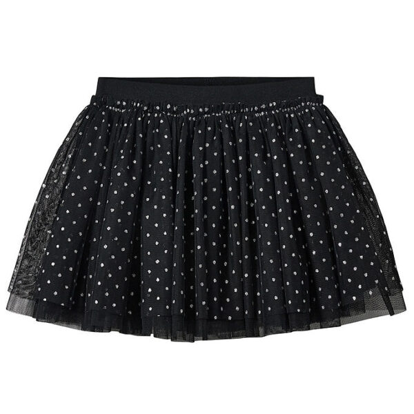 Sofie Schnoor Nederdel - Tyl - Siggysk - Sort m. Prikker