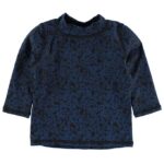Soft Gallery Badebluse - UV50+ - Astin - Navy m. Prikker