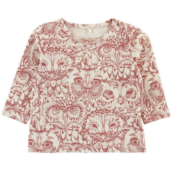 Soft Gallery Bluse - Bella - Cream - Mahogany Ugler