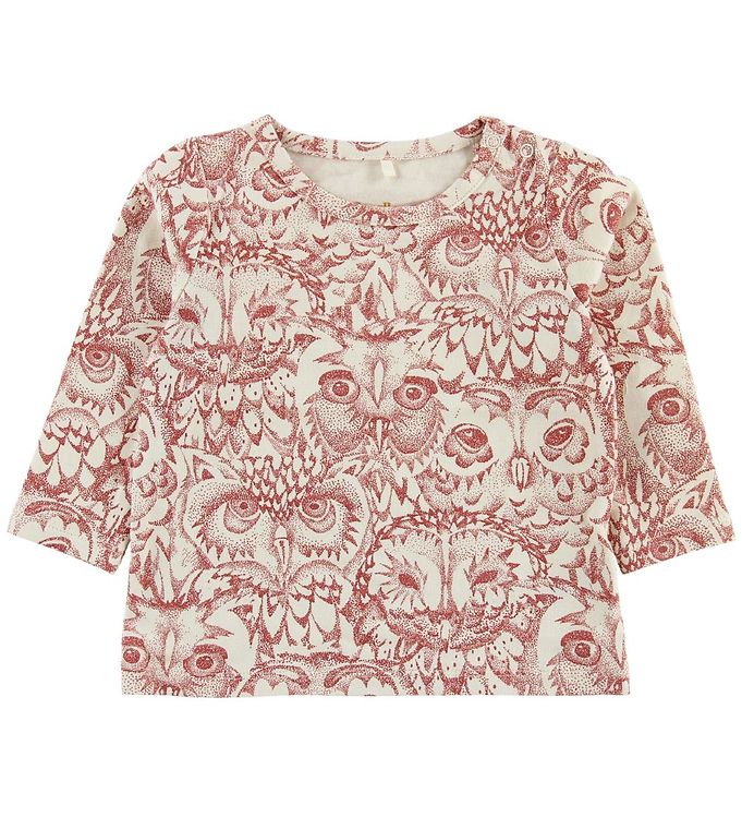 Soft Gallery Bluse - Bella - Cream - Mahogany Ugler Soft Gallery Bluse - Bella - Cream - Mahogany Ugler