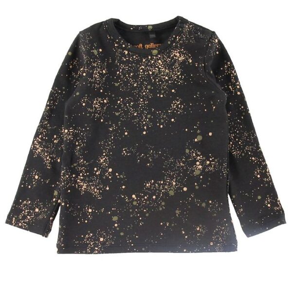 Soft Gallery Bluse - Bella - Jet Black m. Splash