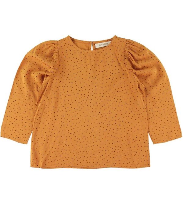 Soft Gallery Bluse - Gaelle - Orange m. Prikker Soft Gallery Bluse - Gaelle - Orange m. Prikker