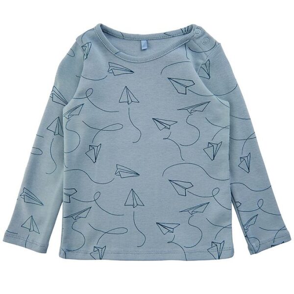 Soft Gallery Bluse - SGBaby Bella - Paper Plane - Dusty Blue