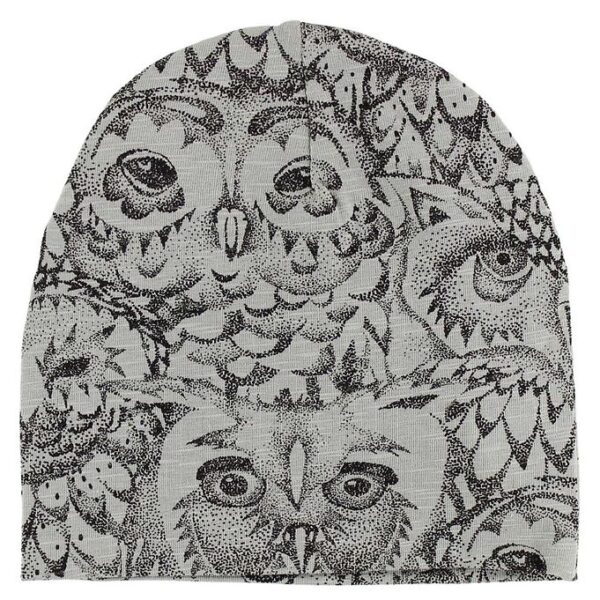 Soft Gallery Hue - Beanie - Grå m. Ugler