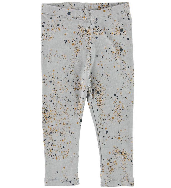 Soft Gallery Leggings - Paula - Mini Splash - Støvet Lyseblå Soft Gallery Leggings - Paula - Mini Splash - Støvet Lyseblå
