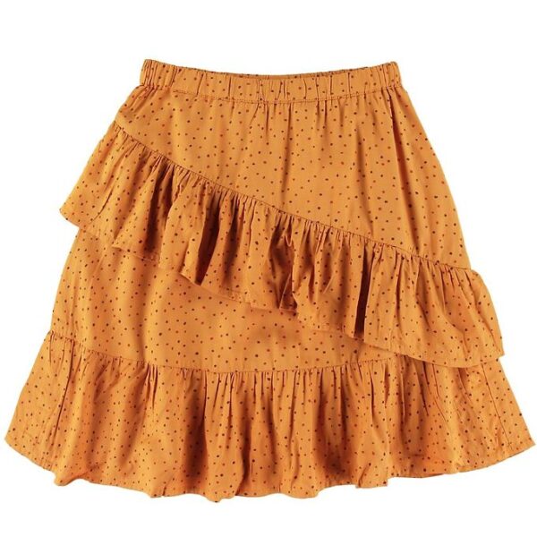 Soft Gallery Nederdel - Fine - Orange m. Prikker