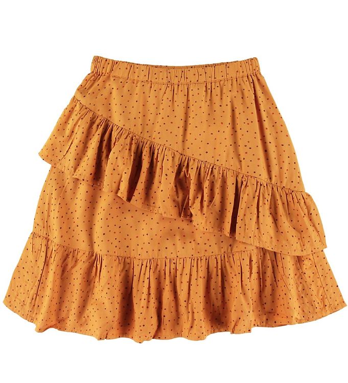 Soft Gallery Nederdel - Fine - Orange m. Prikker Soft Gallery Nederdel - Fine - Orange m. Prikker