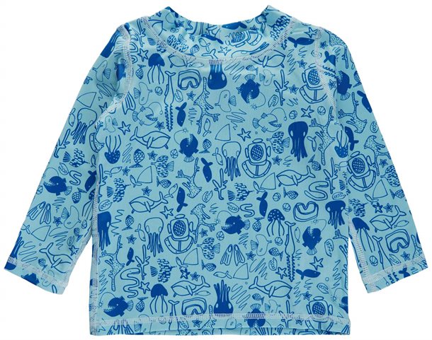 Soft Gallery Silver Blue Baby Astin Dive Sun UV Badebluse Soft Gallery Silver Blue Baby Astin Dive Sun UV Badebluse