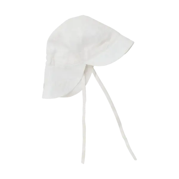 Sommerhat Broderi - Antique White - 3-6 MDR.