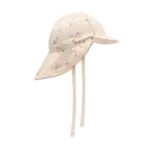 Sommerhat m. Print - Shadow Gray - 80