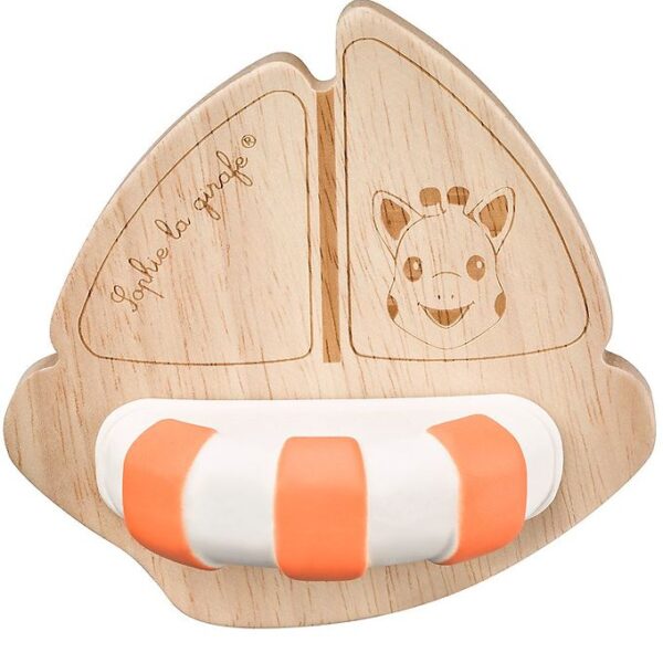 Sophie la Girafe Badelegetøj - So Pure - Båd - Træ/Gummi Sophie la Girafe Badelegetøj - So Pure - Båd - Træ/Gummi