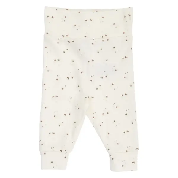 Sparkle Rib Bukser m. Stjerner - Balsam cream/ Walnut/ Oat - 62