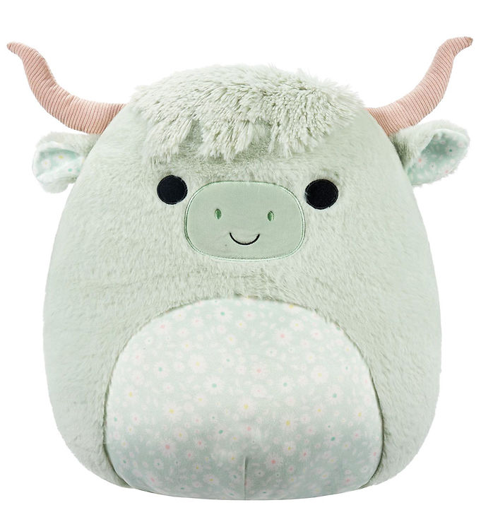 Squishmallows Bamse - 40 cm - Fuzz A Mallows Iver Highland Cow Squishmallows Bamse - 40 cm - Fuzz A Mallows Iver Highland Cow