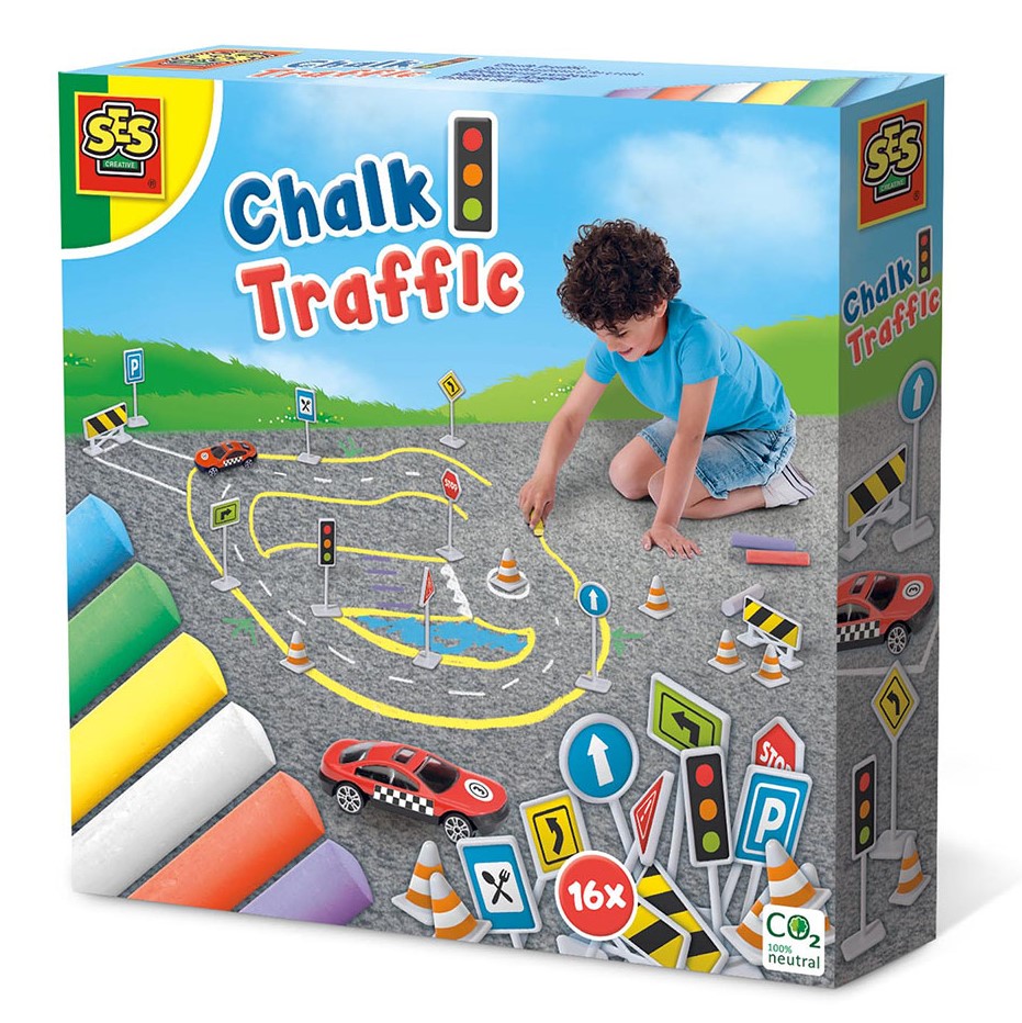 Stå, gå og kør - Tegn og lær om trafik