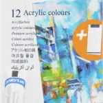 Startsæt goldFaber akryl farver 12 ass