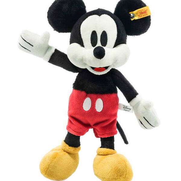 Steiff Bamse - 31 cm. - Mickey Mouse - Sort/Rød Steiff Bamse - 31 cm. - Mickey Mouse - Sort/Rød